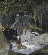 Le dejeuner sur l'herbe, Claude Monet